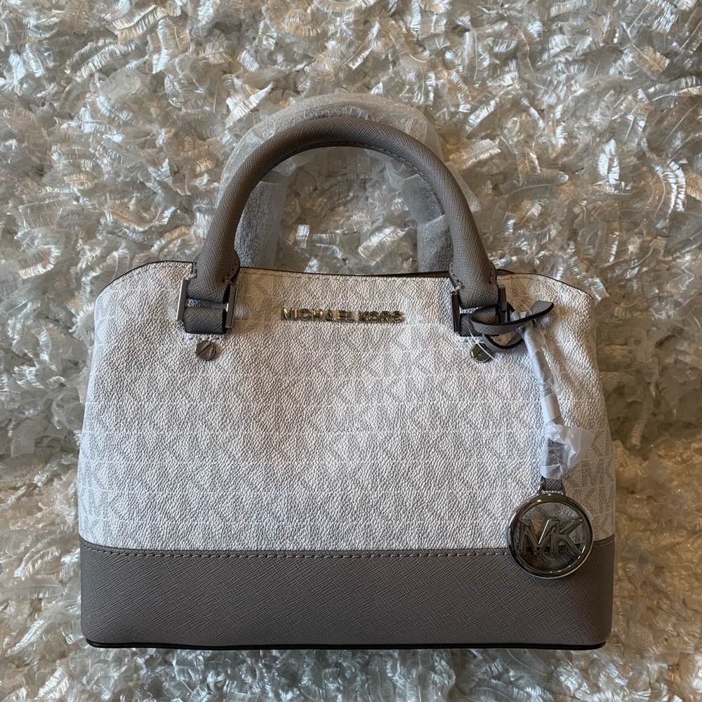 MICHAEL KORS SAVANNAH SMALL SATCHEL